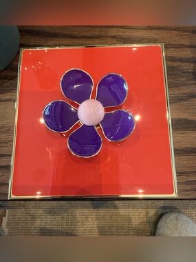kate spade Red & Pink Floral Covered Box